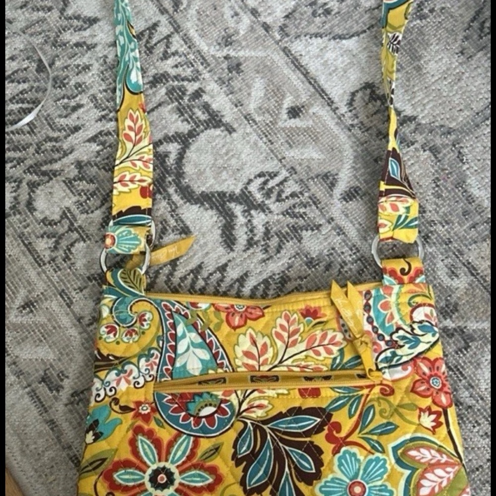 Floral Yellow Crossbody Bag Provençal